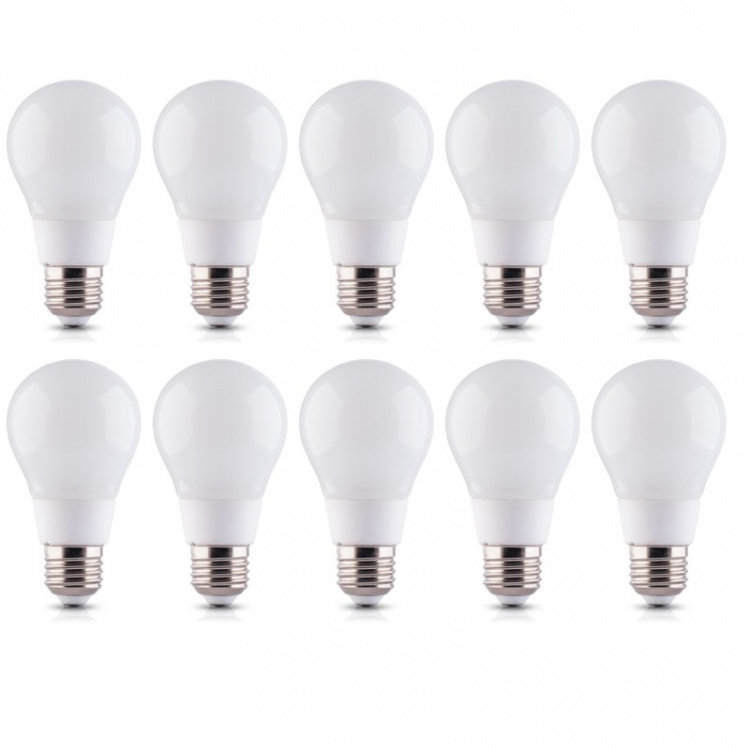 LED-lamppu E27 10W 230V 6000K 10-pack, viileä valkoinen