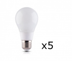 LED-lamppu E27 8W 230V 4500K 5-pack, valkoinen neutraali