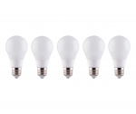 LED-lamppu E27 8W 230V 6000K 5-pack, viileä valkoinen