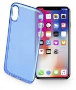 Cellularline TPU muovi matkapuhelimen kotelo iPhone X/XS, tummansininen Cellularline TPU muovi matkapuhelimen kotelo iPhone X/XS, tummansininen