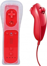 Remote Plus + Nunchuck yhteensopiva Wii Wii U:lle, punainen Remote Plus + Nunchuck yhteensopiva Wii Wii U:lle, punainen