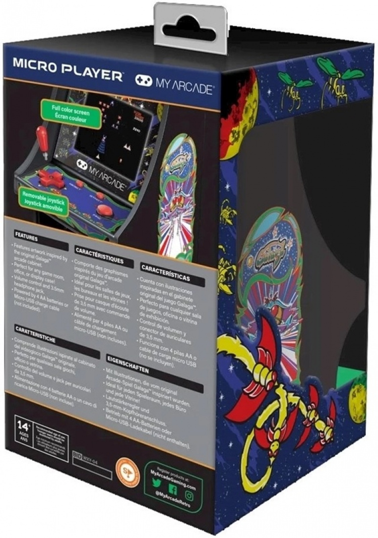 My Arcade Micro Player Galaga Retro