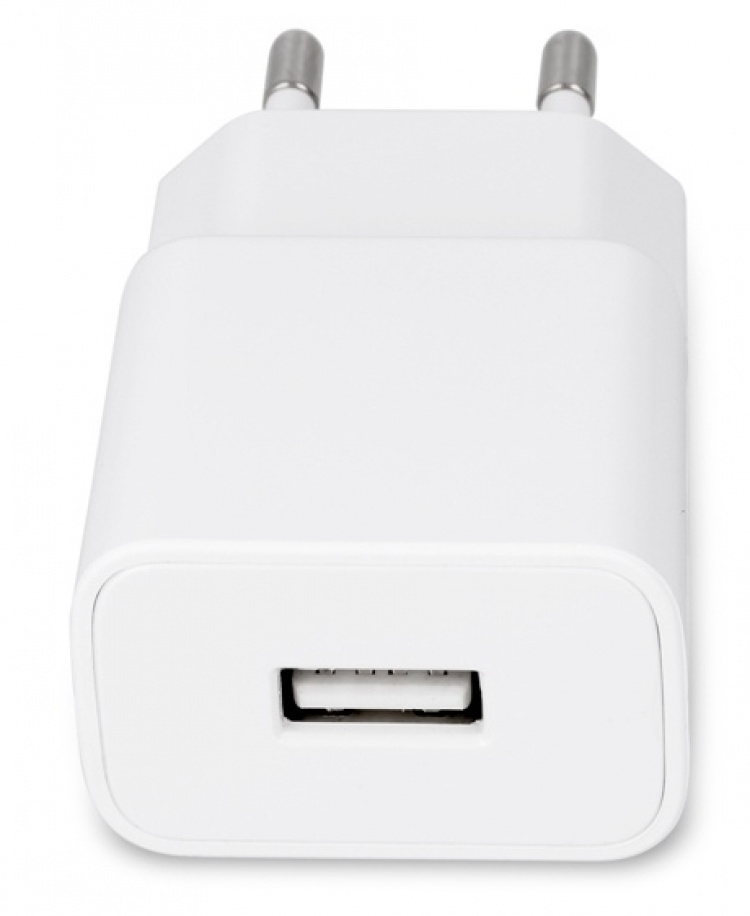 Maxlife USB-pikalaturi + USB-C-kaapeli, valkoinen (2,1A)