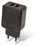 Maxlife USB-pikalaturi, MXTC-02, 2xUSB, pikalataus, musta (2,4 A)