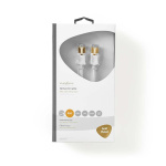 Nedis CAT6 Verkkokaapeli | RJ45 uros | RJ45 uros | F/UTP | 5.00 m | Pyöreä | LSZH / PVC | Valkoinen | Ikkunallinen laatikko Nedis CAT6 Verkkokaapeli | RJ45 uros | RJ45 uros | F/UTP | 5.00 m | Pyöreä | LSZH / PVC | Valkoinen | Ikkunallinen laatikko