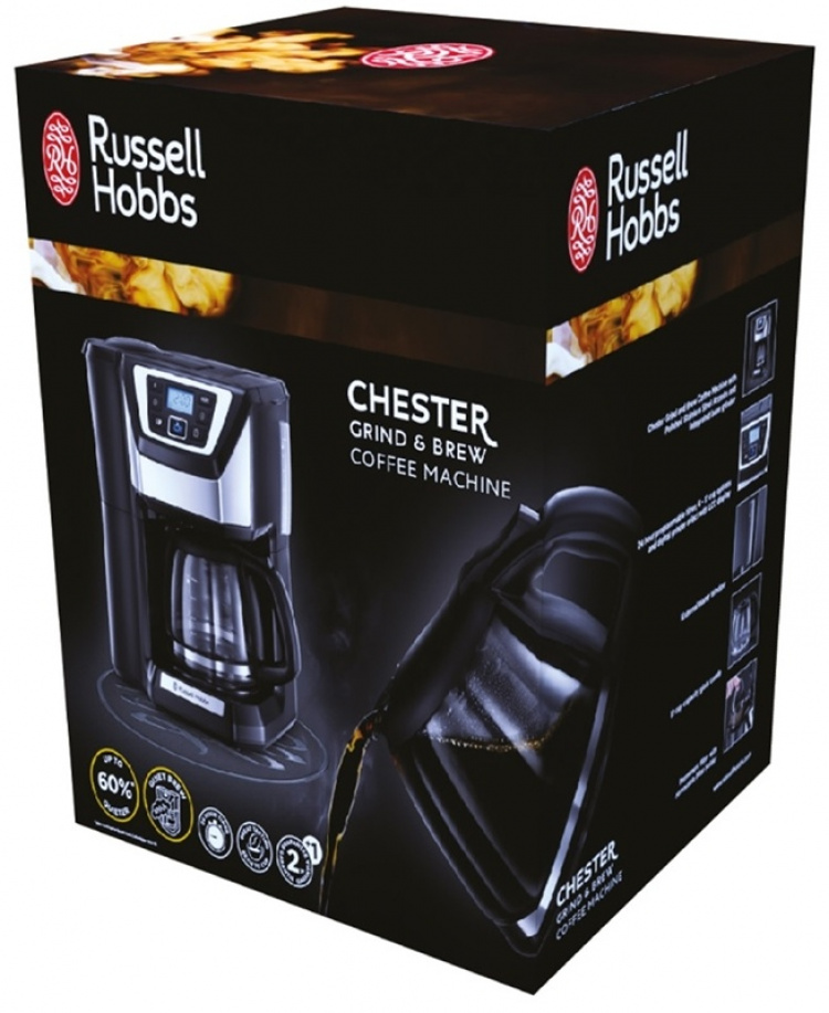 Russell Hobbs Kaffebryggare Grind&Brew Chest Russell Hobbs Kaffebryggare Grind&Brew Chest
