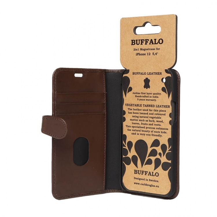 Buffalo Lompakko iPhone 12 Mini Ruskea