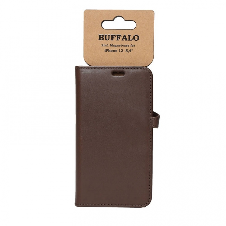 Buffalo Lompakko iPhone 12 Mini Ruskea