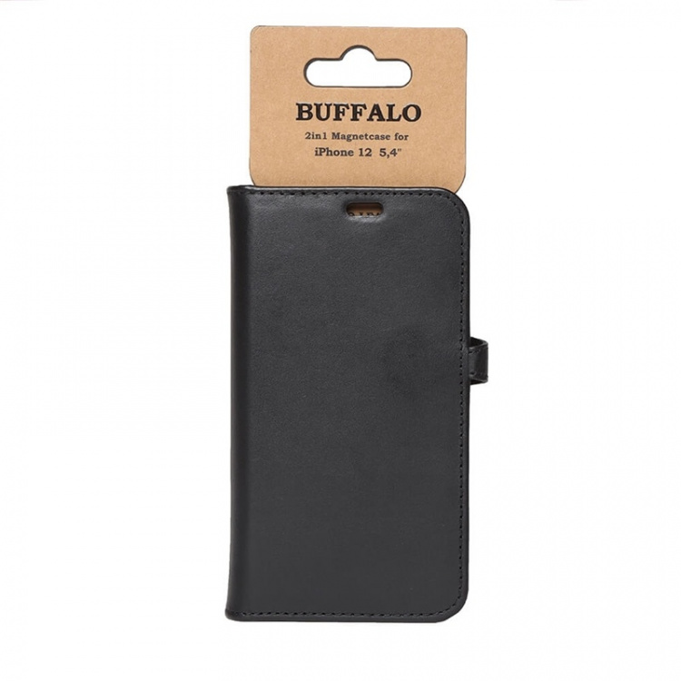 Buffalo Lompakko iPhone 12 Mini Musta Buffalo Lompakko iPhone 12 Mini Musta
