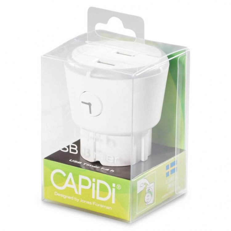 CAPiDi Safety Timer 2x USB 3.4A Vit