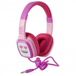 Emoji Kuuloke Flip\'N\'Switch Junior On-Ear Langaton Rosa 85dB