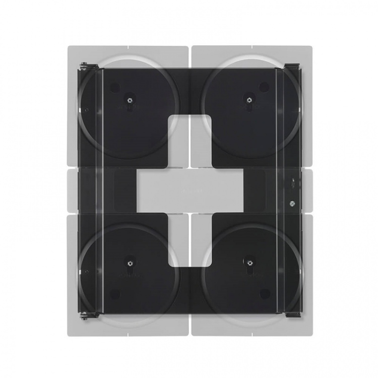 FLEXSON Seinäteline SONOS AMP 4x Musta FLEXSON Seinäteline SONOS AMP 4x Musta