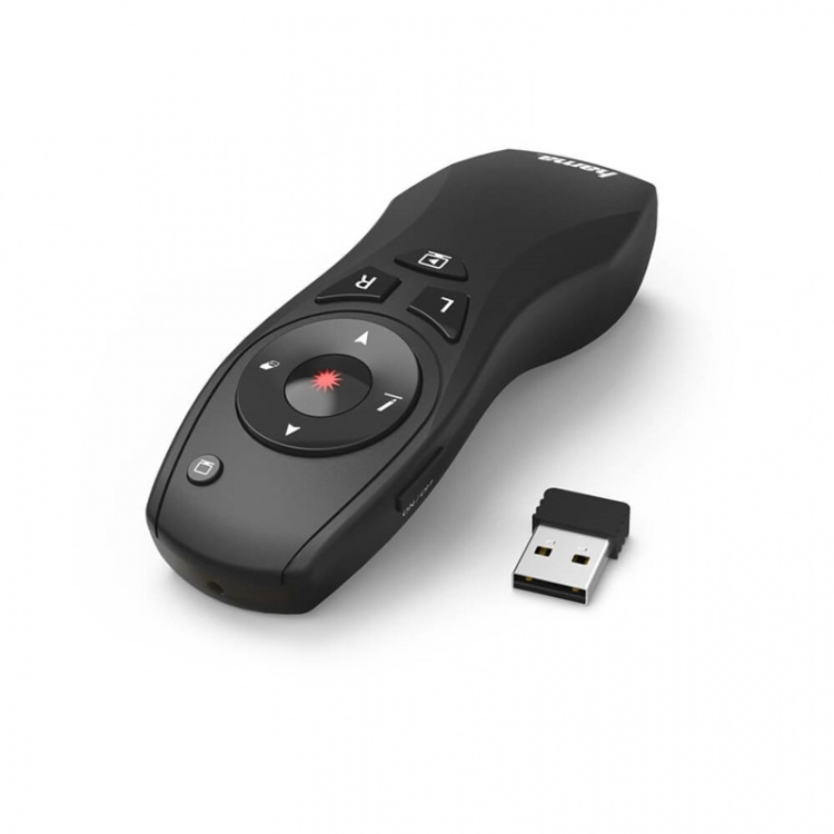 Hama Wireless Presenter X-Pointer 6-in-1 Musta