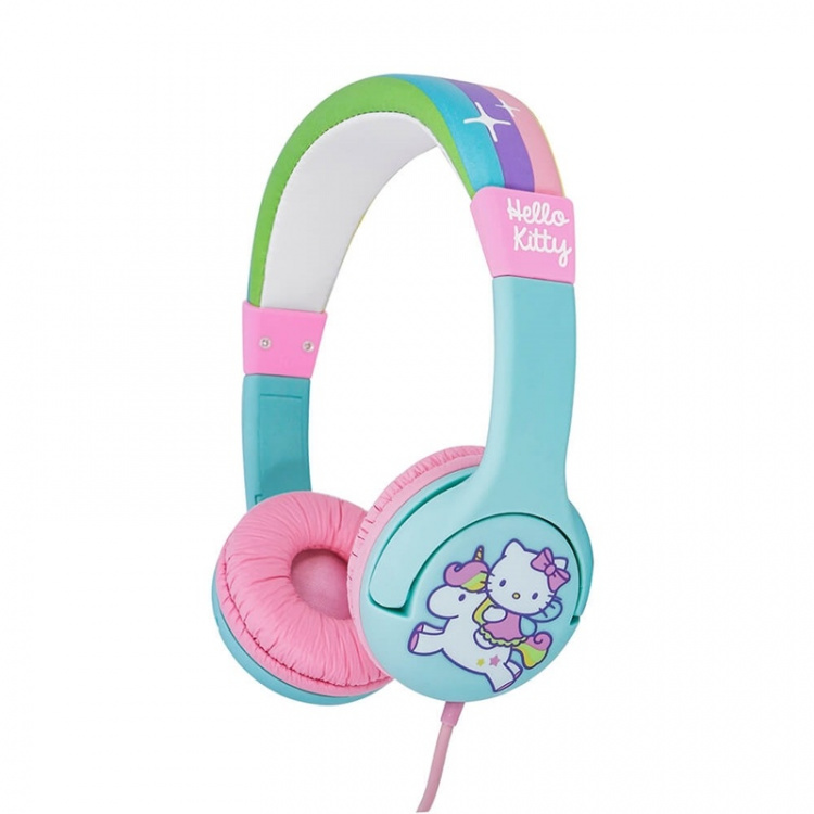 HELLO KITTY Kuuloke Junior On-Ear 85dB Vihreä/Rosa Yksisarvinen