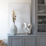 NORTH Pöytätuuletin 30cm Satin Chrome NORTH Pöytätuuletin 30cm Satin Chrome