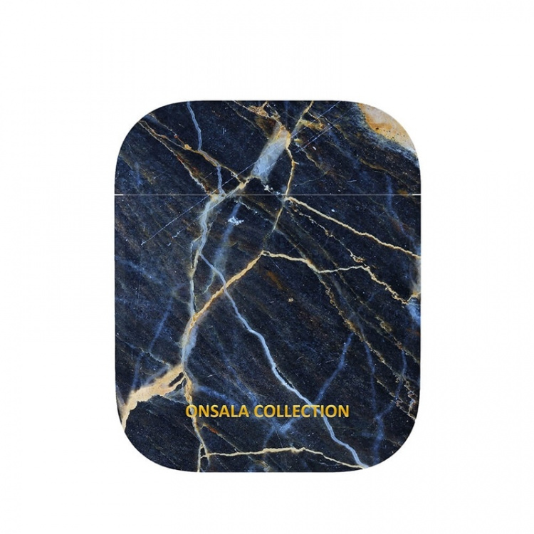 Onsala COLLECTION Airpods Kotelo 1st and 2nd Generation Black Galaxy Marble