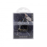 Onsala COLLECTION Airpods Kotelo 1st and 2nd Generation Black Galaxy Marble