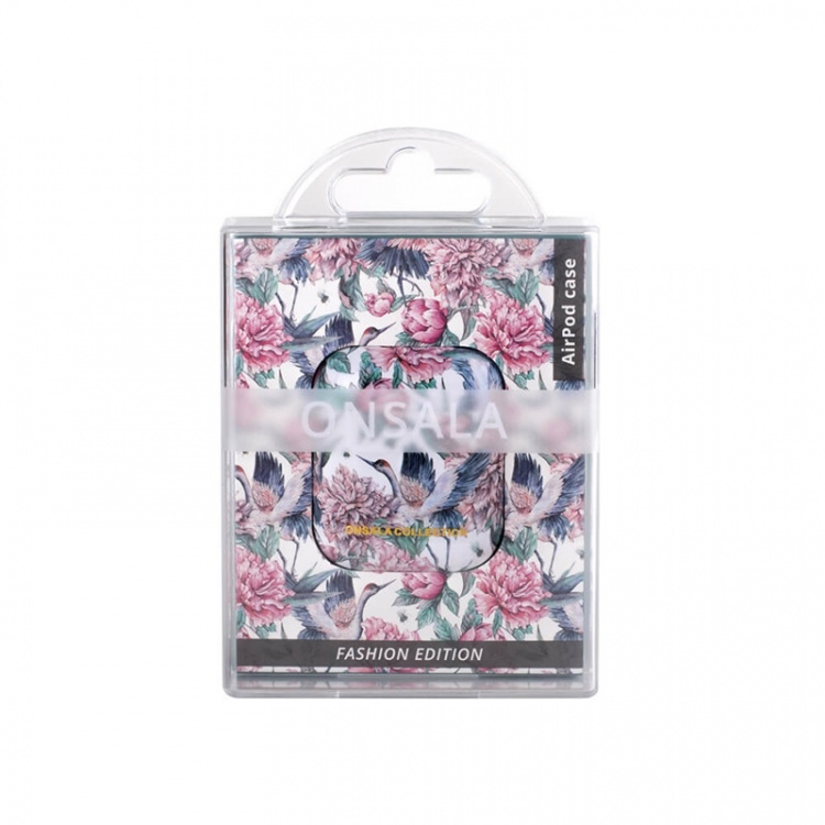 Onsala COLLECTION Airpods Kotelo 1st and 2nd Generation Pink Crane