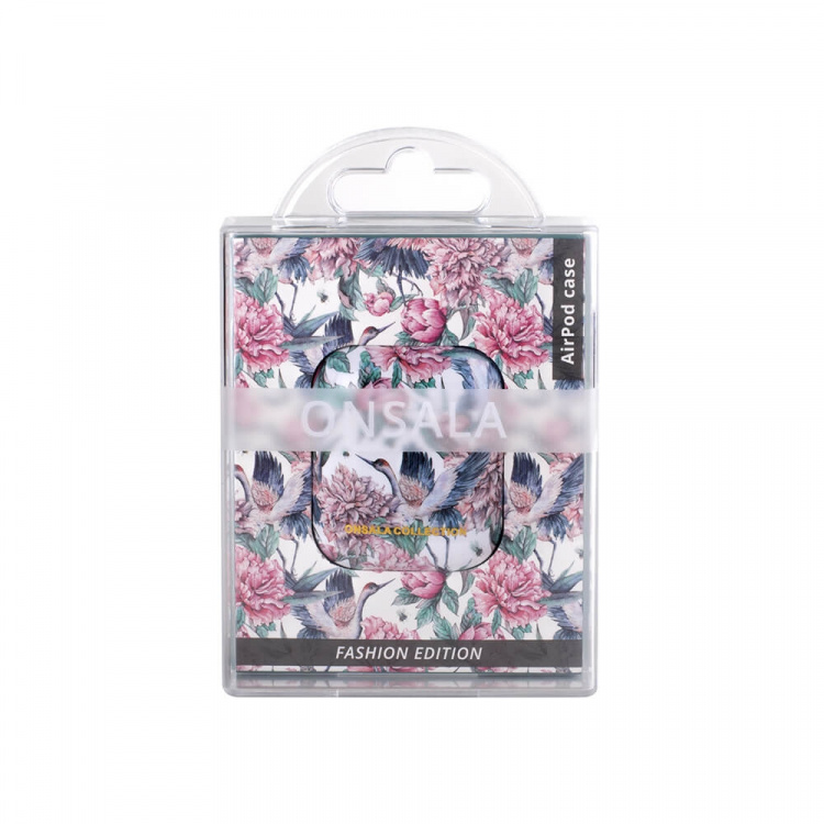 Onsala COLLECTION Airpods Kotelo 1st and 2nd Generation Pink Crane