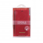 Onsala Lompakko iPhone 12 Mini Saffiano Red Onsala Lompakko iPhone 12 Mini Saffiano Red
