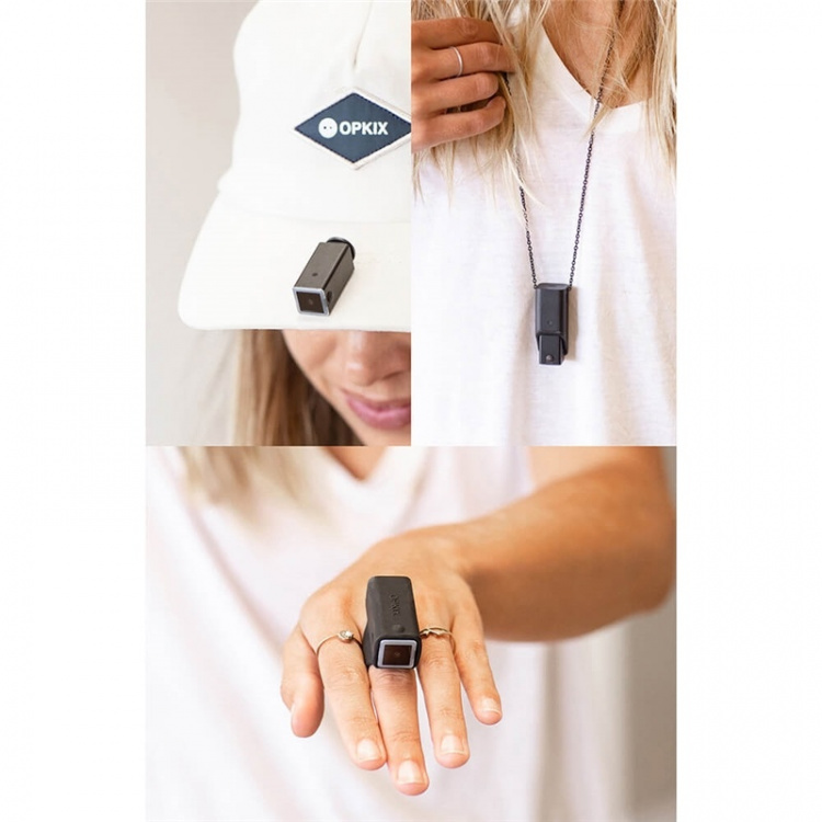 OPKIX One Kamera Dual HD 1080p IP-68 Musta OPKIX One Kamera Dual HD 1080p IP-68 Musta