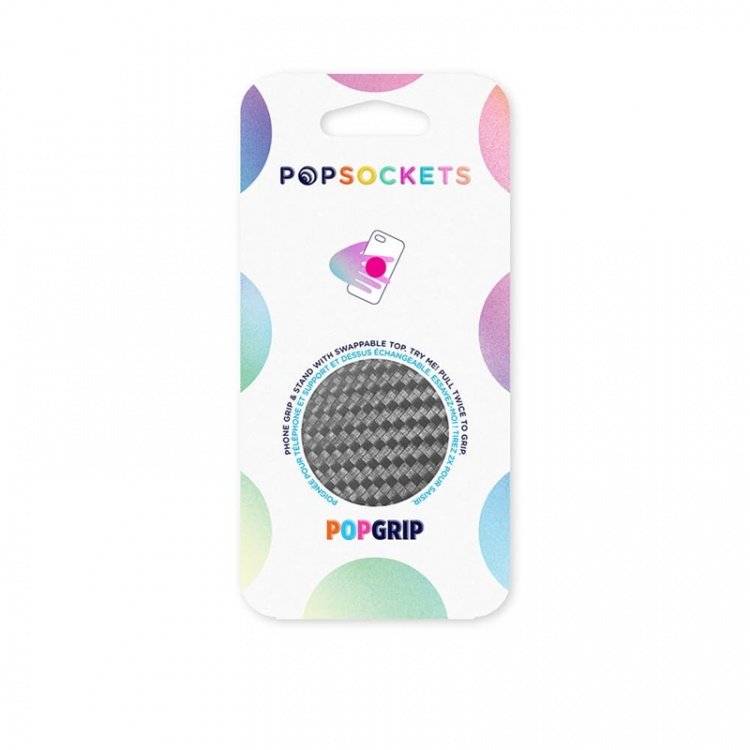 PopSockets Carbonite Weave Irrotettava Grip Telinetoiminnolla