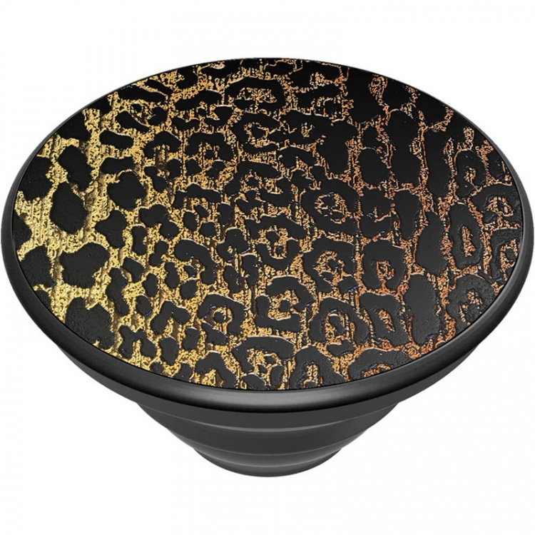 PopSockets Embossed Metal Leopard Irrotettava Grip Telinetoiminnolla LUXE