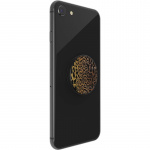 PopSockets Embossed Metal Leopard Irrotettava Grip Telinetoiminnolla LUXE