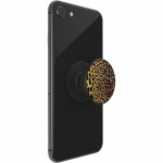 PopSockets Embossed Metal Leopard Irrotettava Grip Telinetoiminnolla LUXE