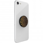 PopSockets Embossed Metal Leopard Irrotettava Grip Telinetoiminnolla LUXE