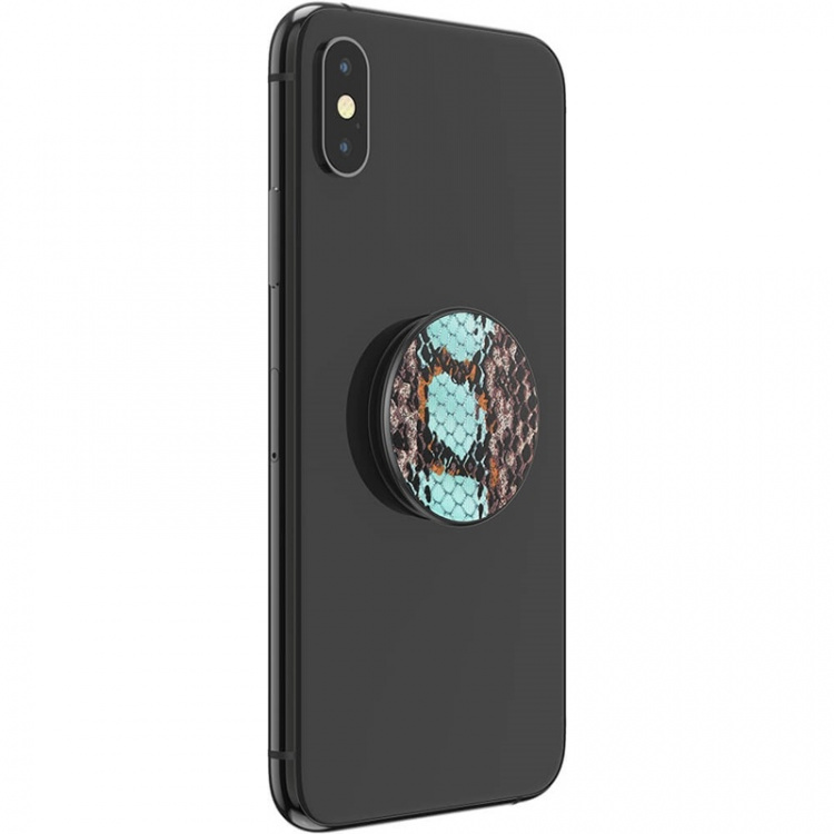 PopSockets Embossed Metal Water Snake Irrotettava Grip Telinetoiminnolla LUXE