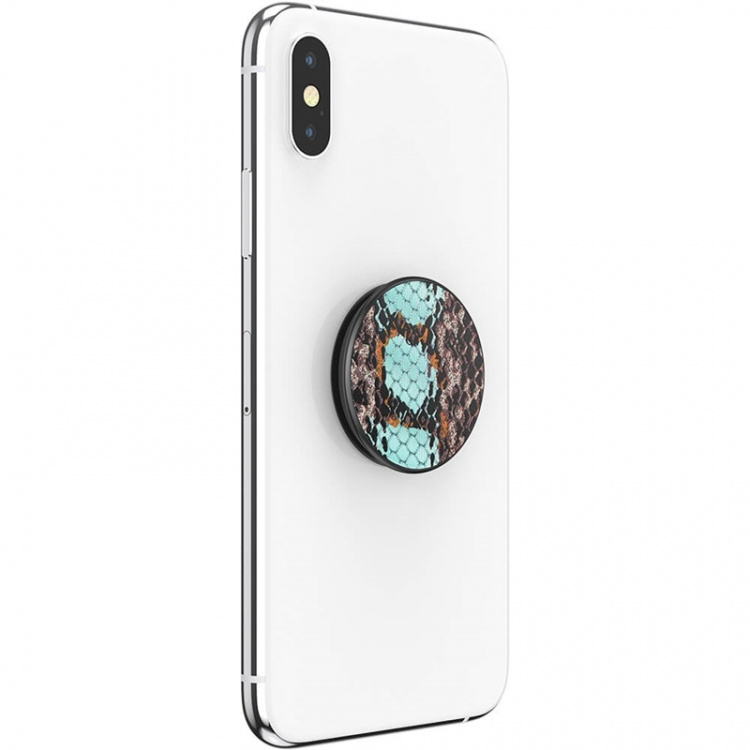 PopSockets Embossed Metal Water Snake Irrotettava Grip Telinetoiminnolla LUXE
