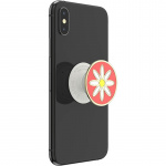 PopSockets Enamel Quaint Daisy Coral Irrotettava Grip Telinetoiminnolla Premium