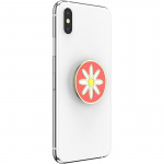 PopSockets Enamel Quaint Daisy Coral Irrotettava Grip Telinetoiminnolla Premium