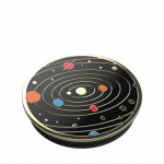 PopSockets Enamel Solar flare Black Irroitettava Grip Telinetoiminnolla Premium