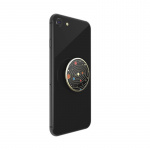 PopSockets Enamel Solar flare Black Irroitettava Grip Telinetoiminnolla Premium