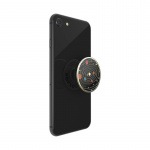 PopSockets Enamel Solar flare Black Irroitettava Grip Telinetoiminnolla Premium
