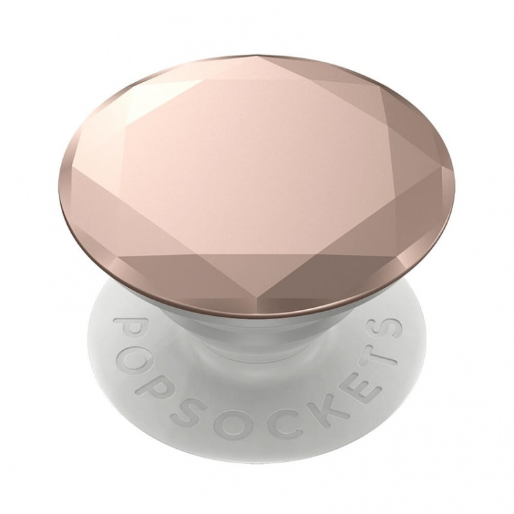 POPSOCKETS Metallic Diamond Rose Gold Irroitettava Grip Telinetoiminnolla Premium