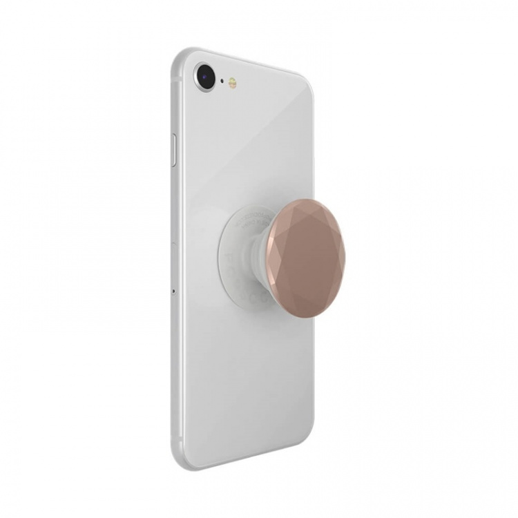 POPSOCKETS Metallic Diamond Rose Gold Irroitettava Grip Telinetoiminnolla Premium