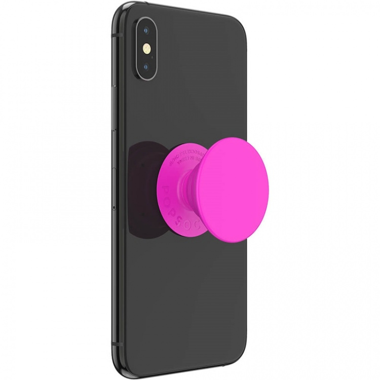 PopSockets Neon Day Glo Pink Irrotettava Grip Telinetoiminnolla