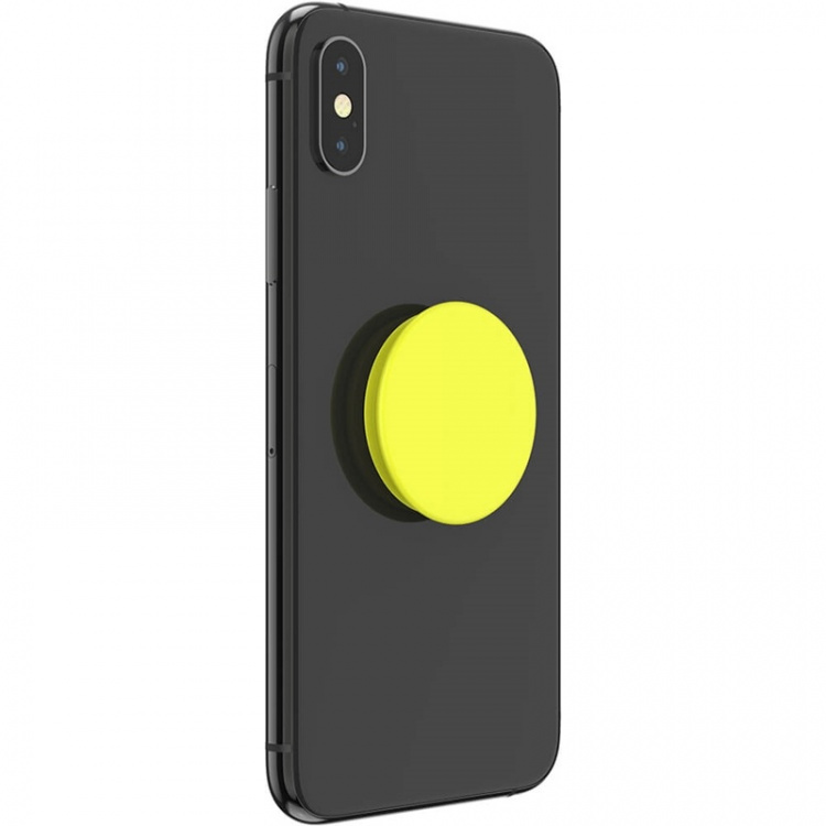 PopSockets Neon Jolt Yellow Irrotettava Grip Telinetoiminnolla