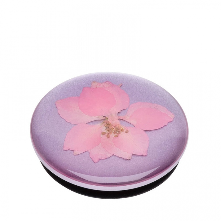 PopSockets Pressed Flower Delphinium Irroitettava Grip Telinetoiminnolla Premium