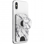 PopSockets Wallet Dove White Marble Irrotettava Puhelin Lompakko PopWallet+