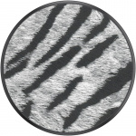 PopSockets Vegan Leather Zebra Irrotettava Grip Telinetoiminnolla Premium