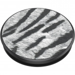 PopSockets Vegan Leather Zebra Irrotettava Grip Telinetoiminnolla Premium