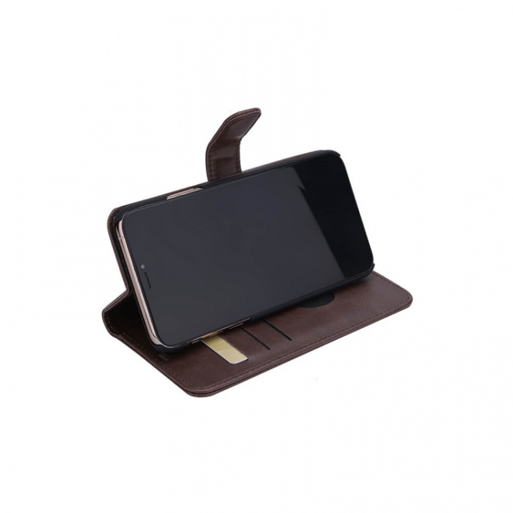 Radicover Säteilysuoja Lompakko PU iPhone 11 Pro Max Flipcover Ruskea Radicover Säteilysuoja Lompakko PU iPhone 11 Pro Max Flipcover Ruskea