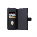 RADICOVER Säteilysuoja Lompakko PU iPhone 11 Pro Max Flipcover Musta