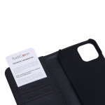 Radicover Lompakko iPhone 12 / 12 Pro Säteilysuojattu Flipcover RFID Musta Radicover Lompakko iPhone 12 / 12 Pro Säteilysuojattu Flipcover RFID Musta