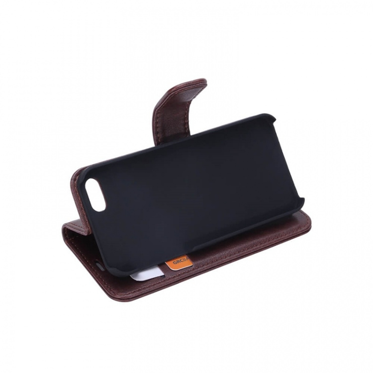 Radicover Säteilysuoja-lompakko PU iPhone 5/5S/SE Flipcover Ruskea Radicover Säteilysuoja-lompakko PU iPhone 5/5S/SE Flipcover Ruskea