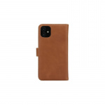 Radicover Strålningsskydd Mobilfodral Skinn iPhone 11 2in1 Magnetskal Brun